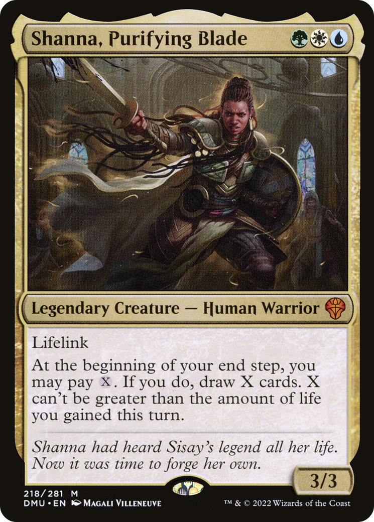 Shanna, Purifying Blade (DMU-218) (Foil)