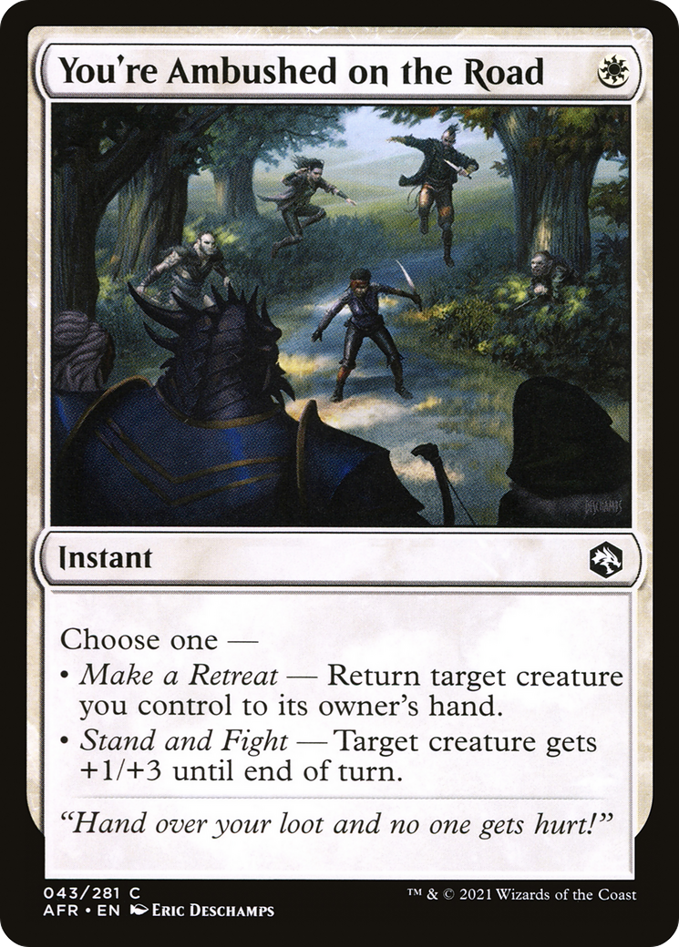 You're Ambushed on the Road (AFR-043) (Foil)