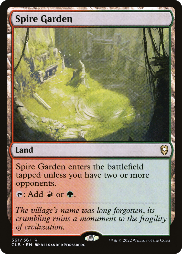 Spire Garden (CLB-361) (Foil)