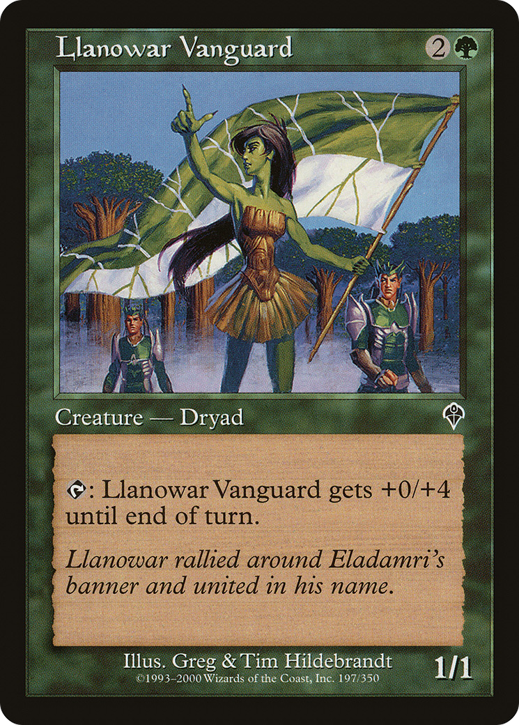 Llanowar Vanguard (INV-197) (Foil)