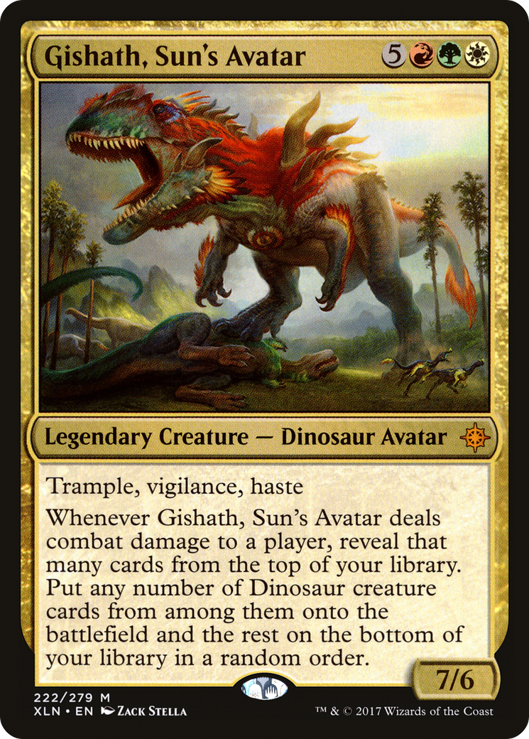 Gishath, Sun's Avatar (XLN-222) (Foil)