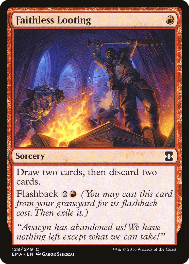 Faithless Looting (EMA-128) (Foil)
