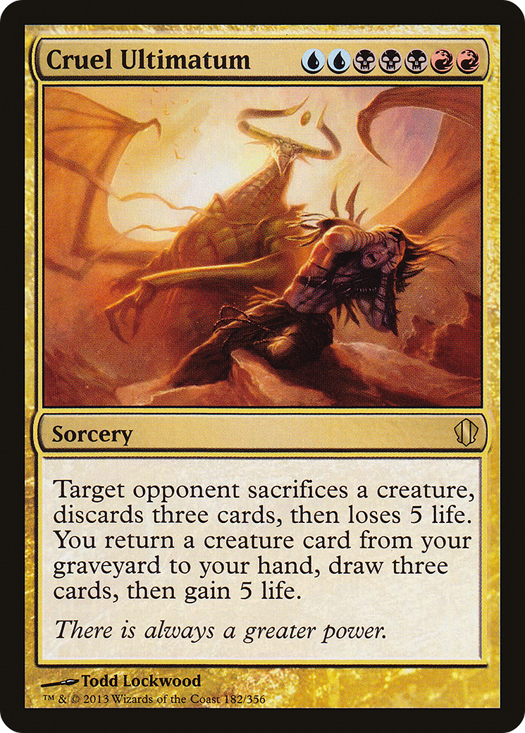 Cruel Ultimatum (C13-182)