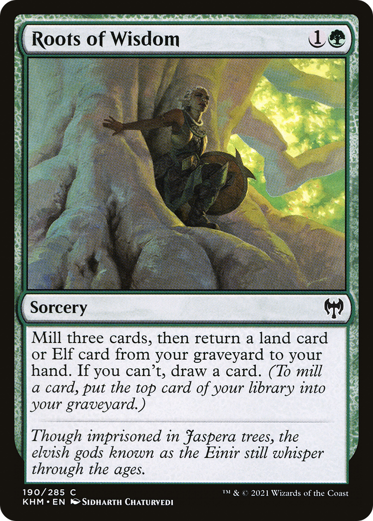 Roots of Wisdom (KHM-190) (Foil)