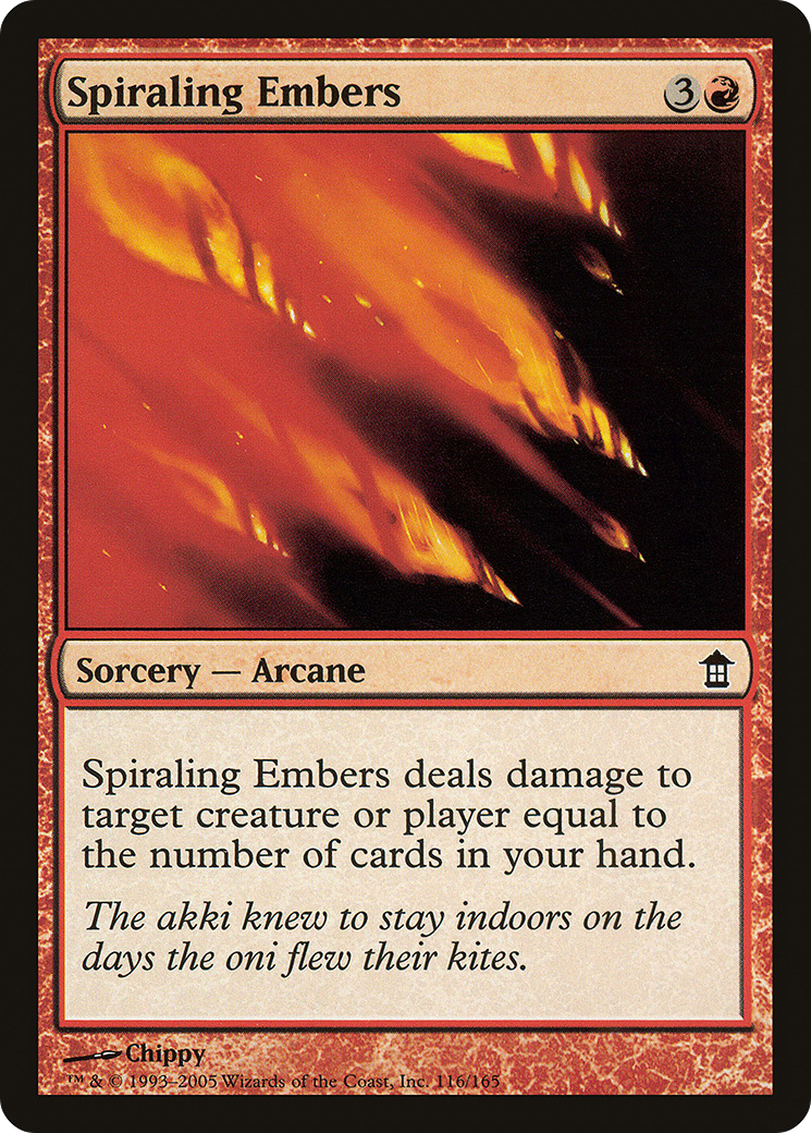 Spiraling Embers (SOK-116) (Foil)
