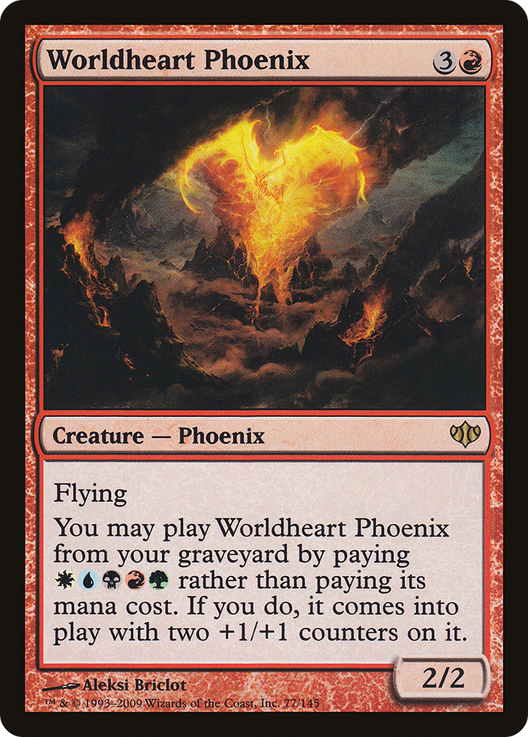 Worldheart Phoenix (CON-077) (Foil)