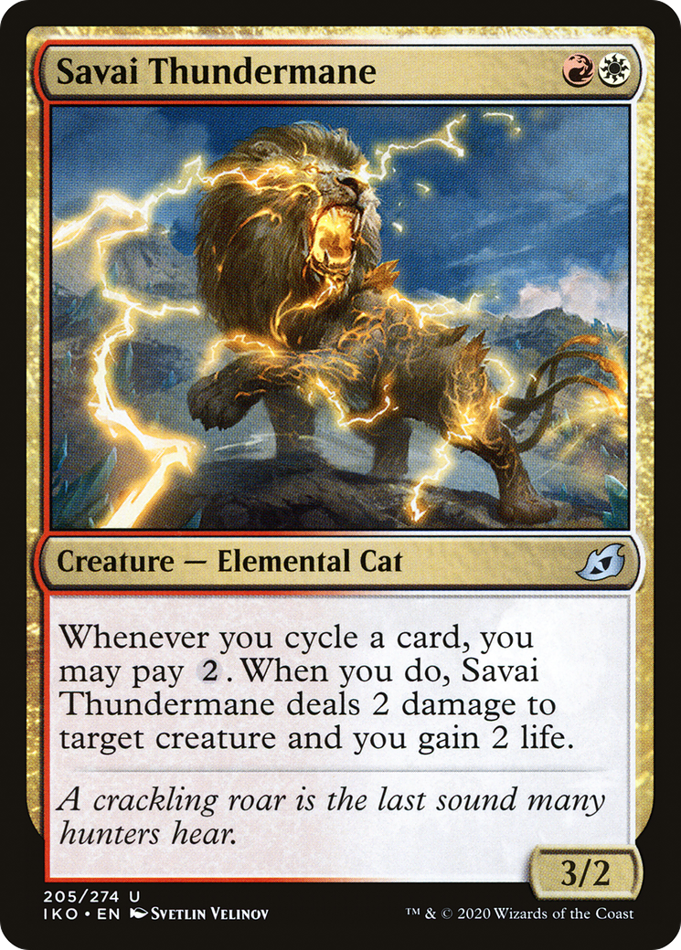 Savai Thundermane (IKO-205) (Foil)