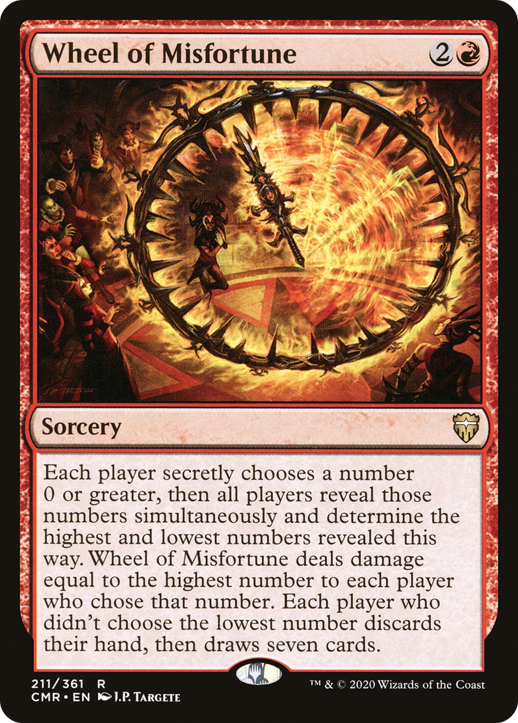 Wheel of Misfortune (CMR-211) (Foil)