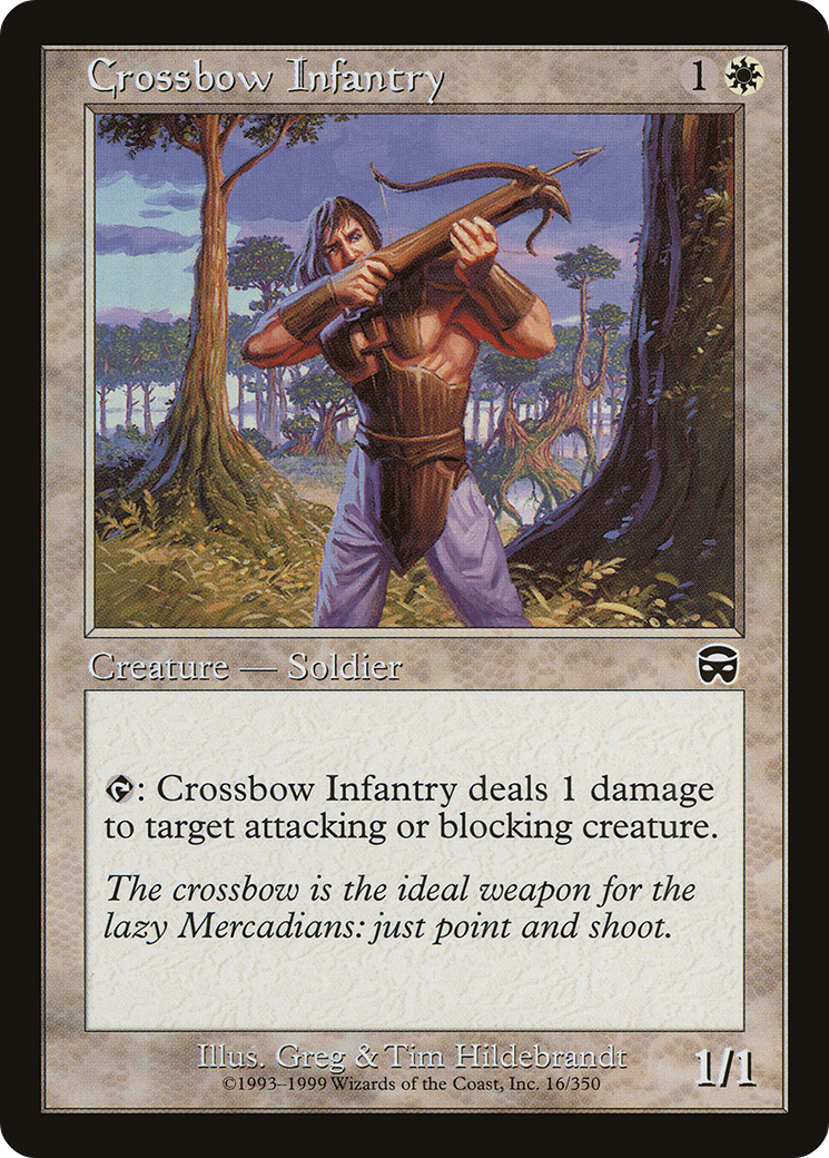 Crossbow Infantry (MMQ-016) (Foil)