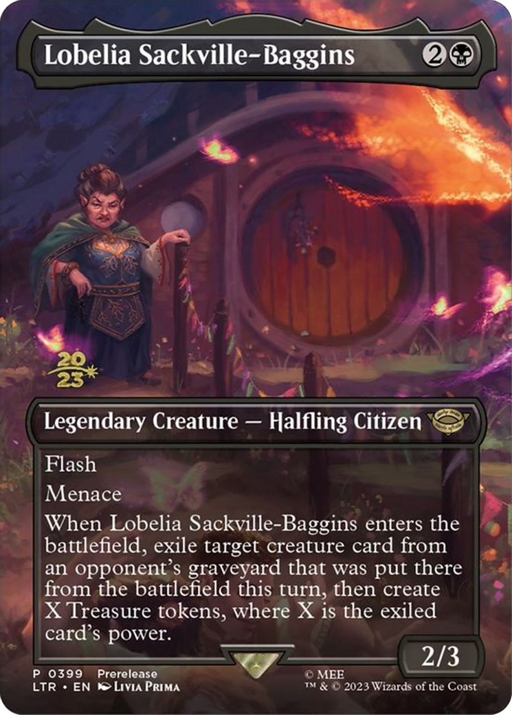 Lobelia Sackville-Baggins (PRE-399S) (Borderless) (Foil)