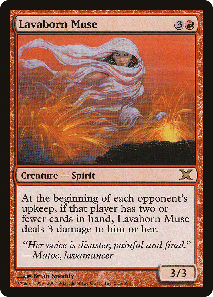 Lavaborn Muse (10E-216) (Foil)