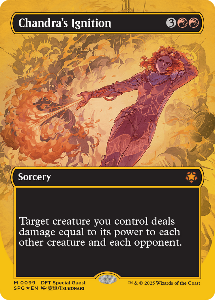 Chandra's Ignition (SPG-099) (Borderless) (Foil)