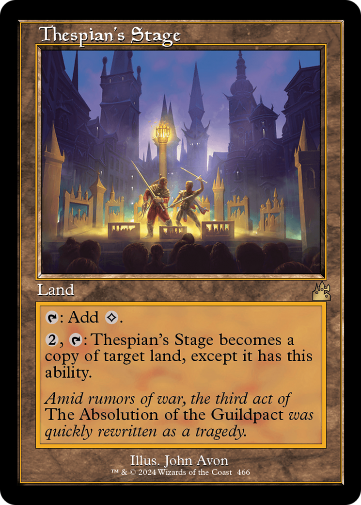 Thespian's Stage (RVR-466)