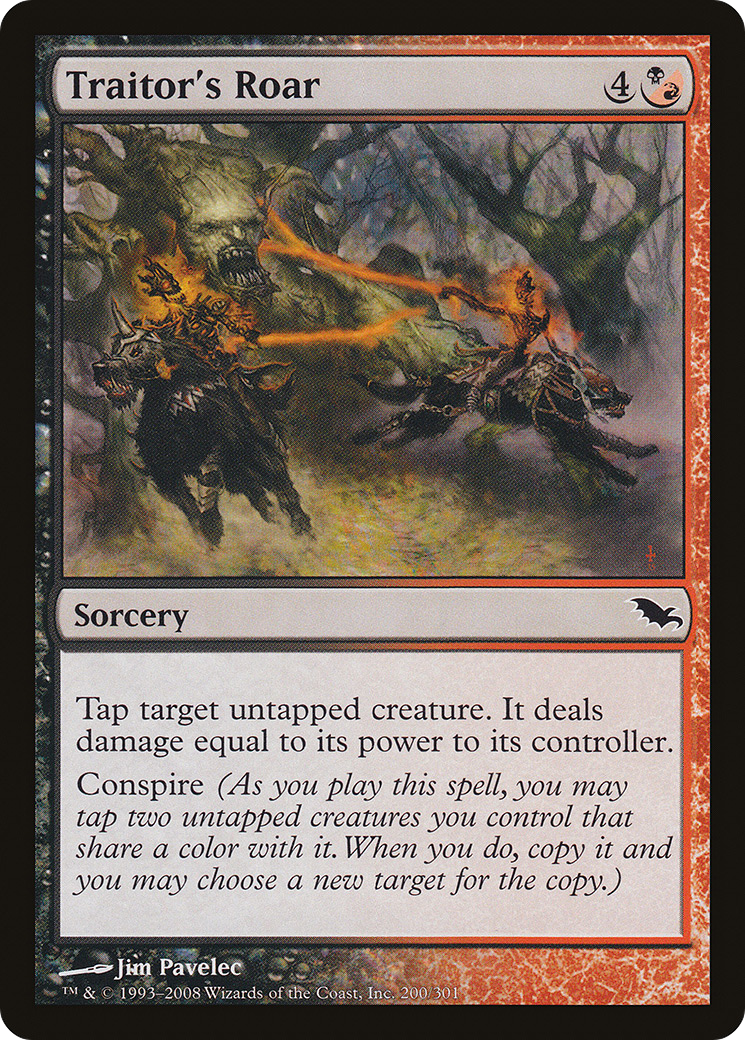 Traitor's Roar (SHM-200) (Foil)