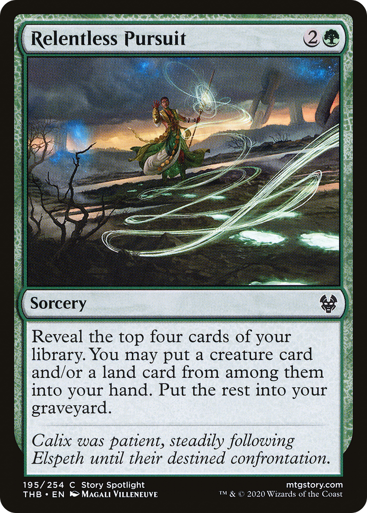 Relentless Pursuit (THB-195) (Foil)