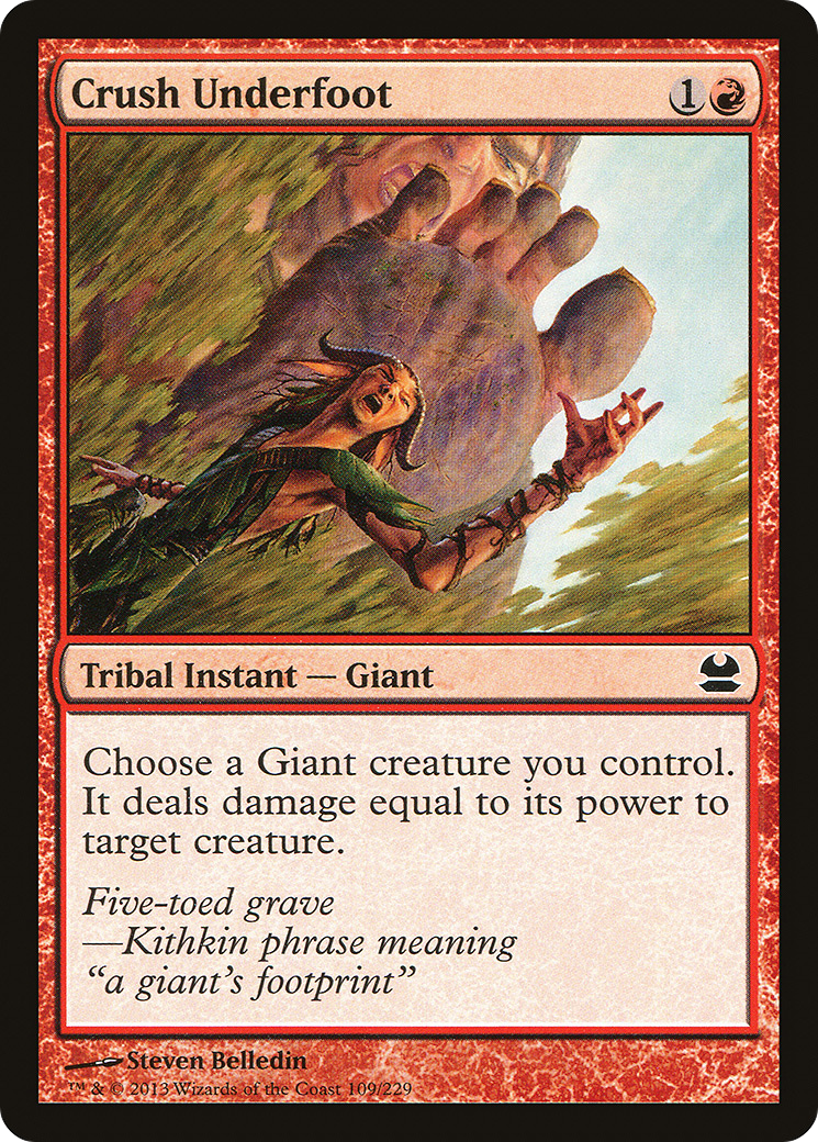 Crush Underfoot (MMA-109) (Foil)