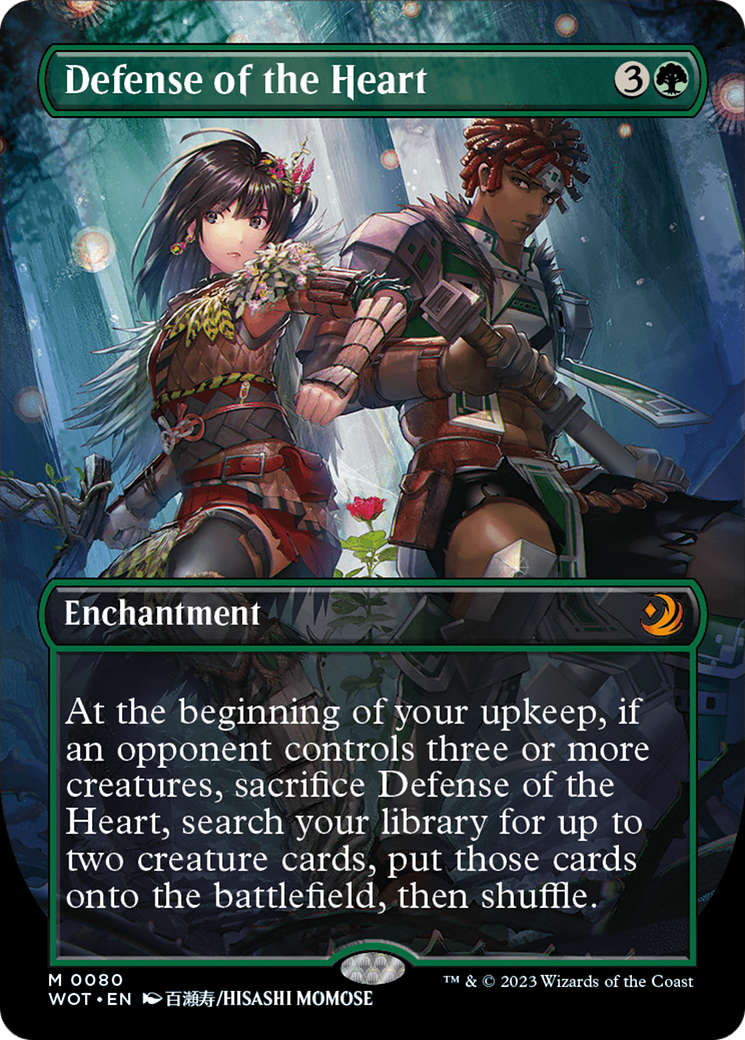 Defense of the Heart (WOT-080) (Borderless) (Foil)