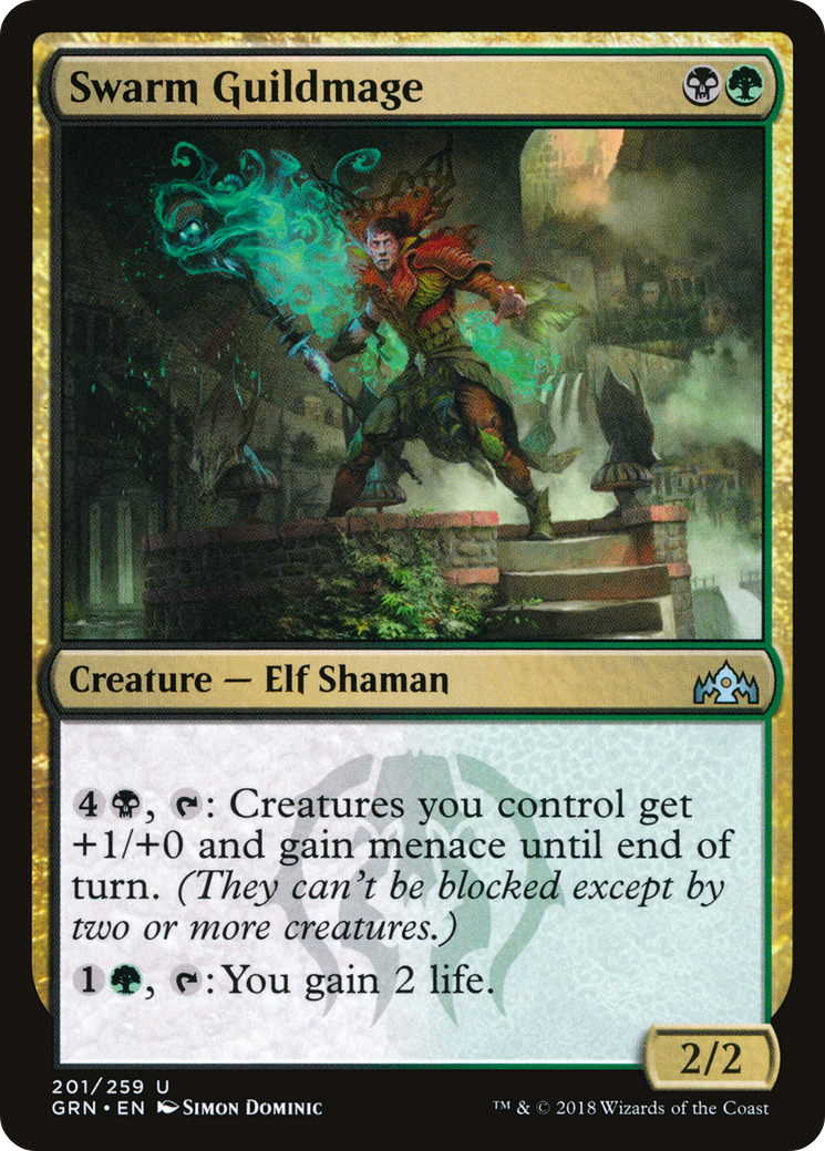 Swarm Guildmage (GRN-201) (Foil)