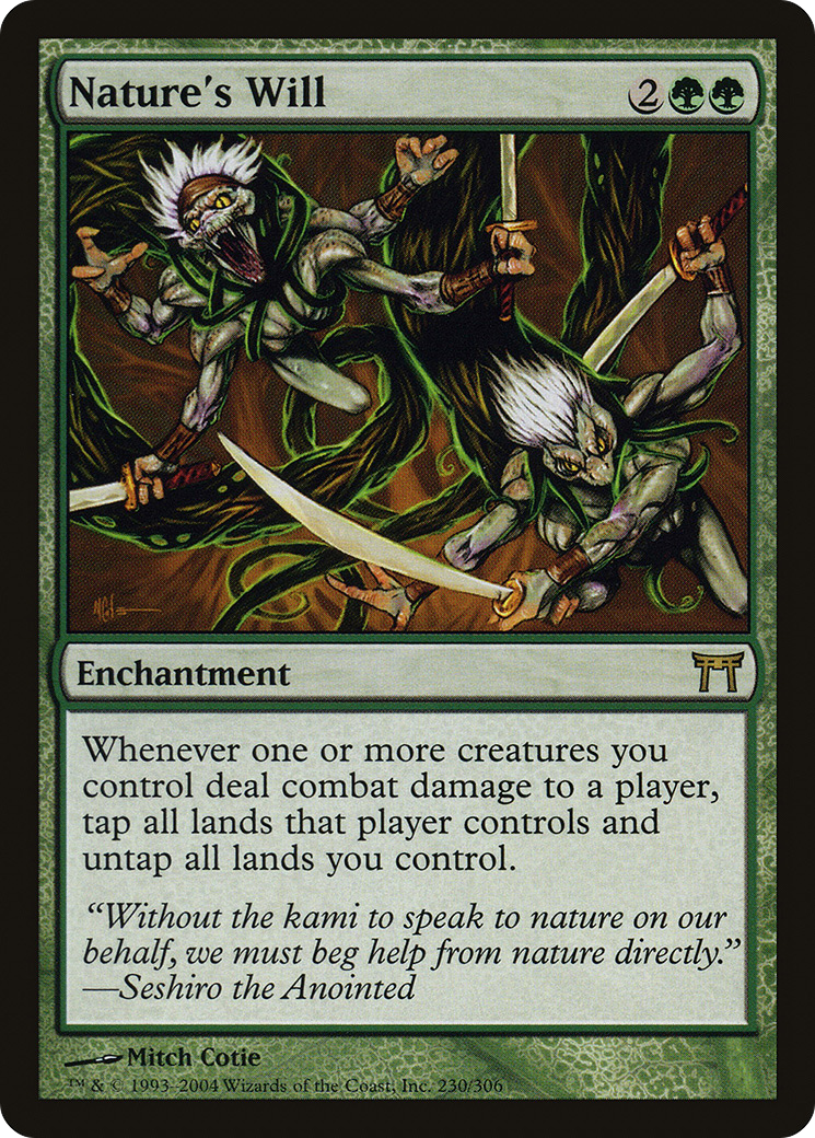 Nature's Will (CHK-230) (Foil)