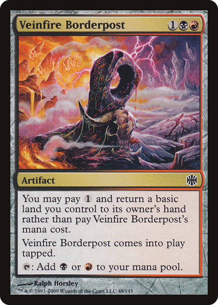 Veinfire Borderpost (ARB-048) (Foil)