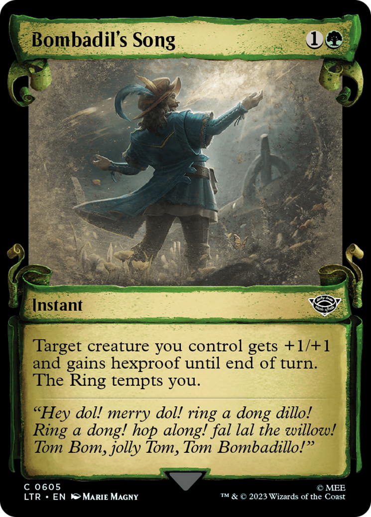 Bombadil's Song (LTR-605) (Showcase) (Scroll) (Foil)