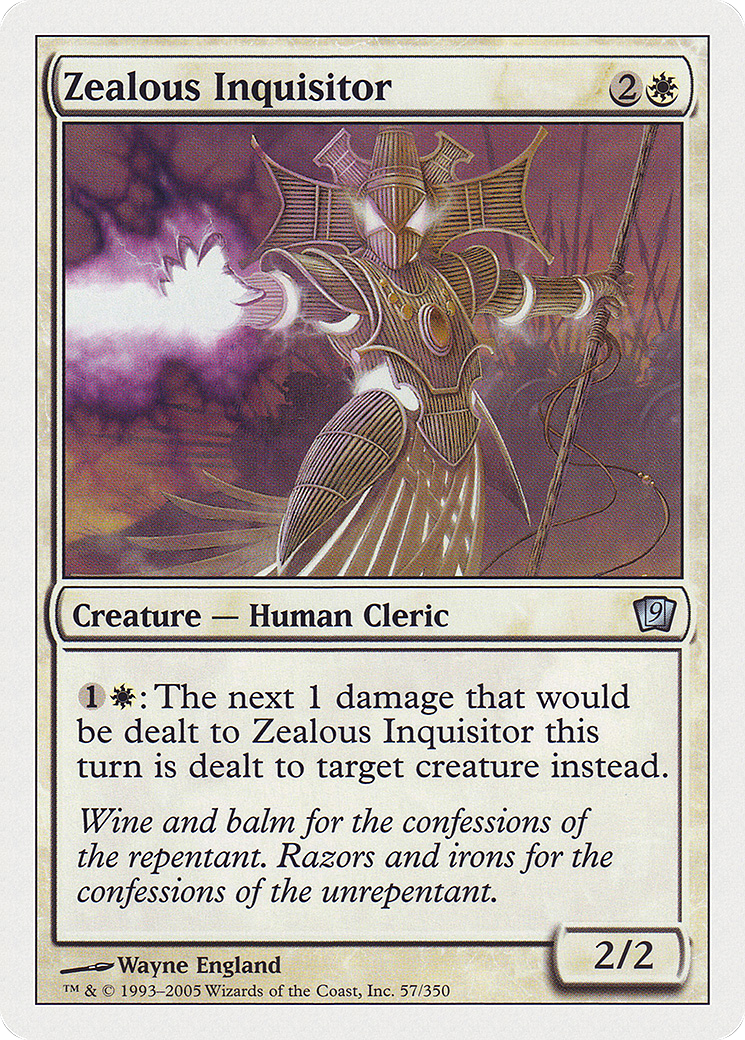 Zealous Inquisitor (9ED-057★) (Foil)