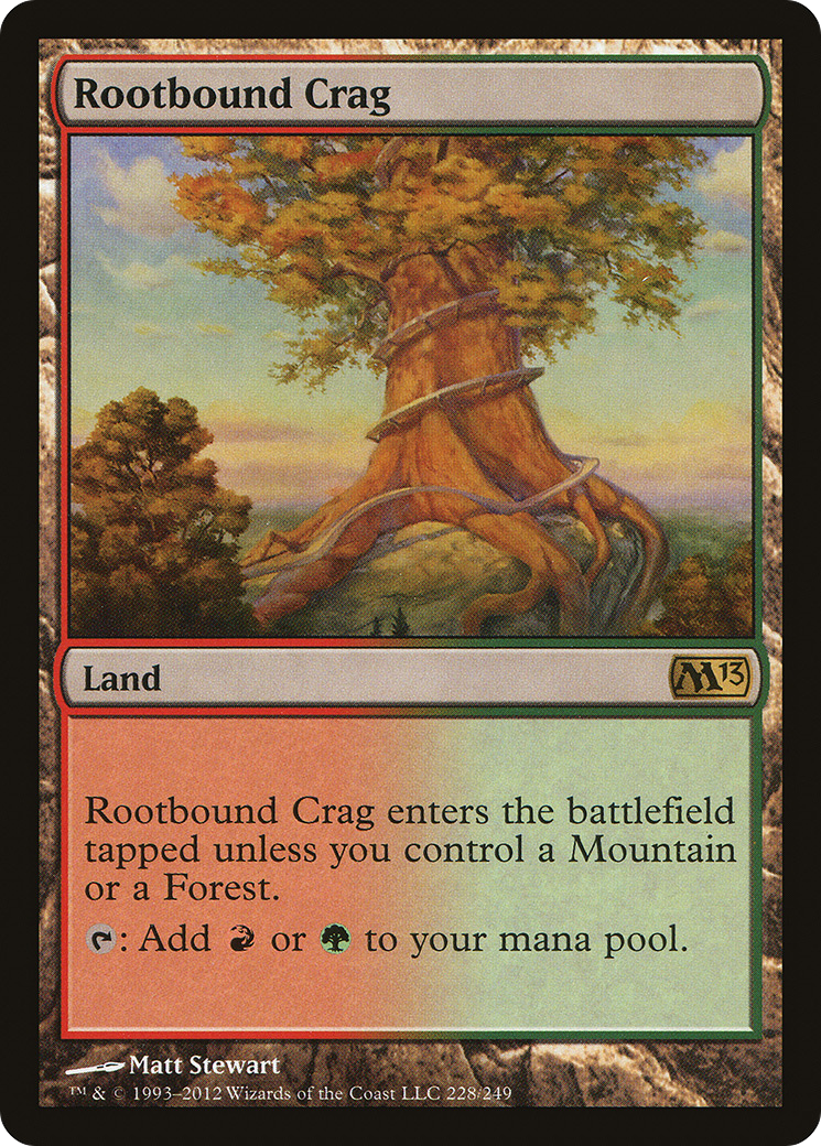 Rootbound Crag (M13-228) (Foil)
