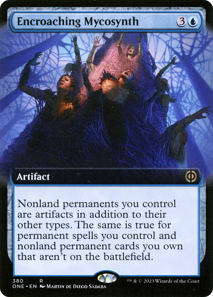 Encroaching Mycosynth (ONE-380) (Extended Art) (Foil)