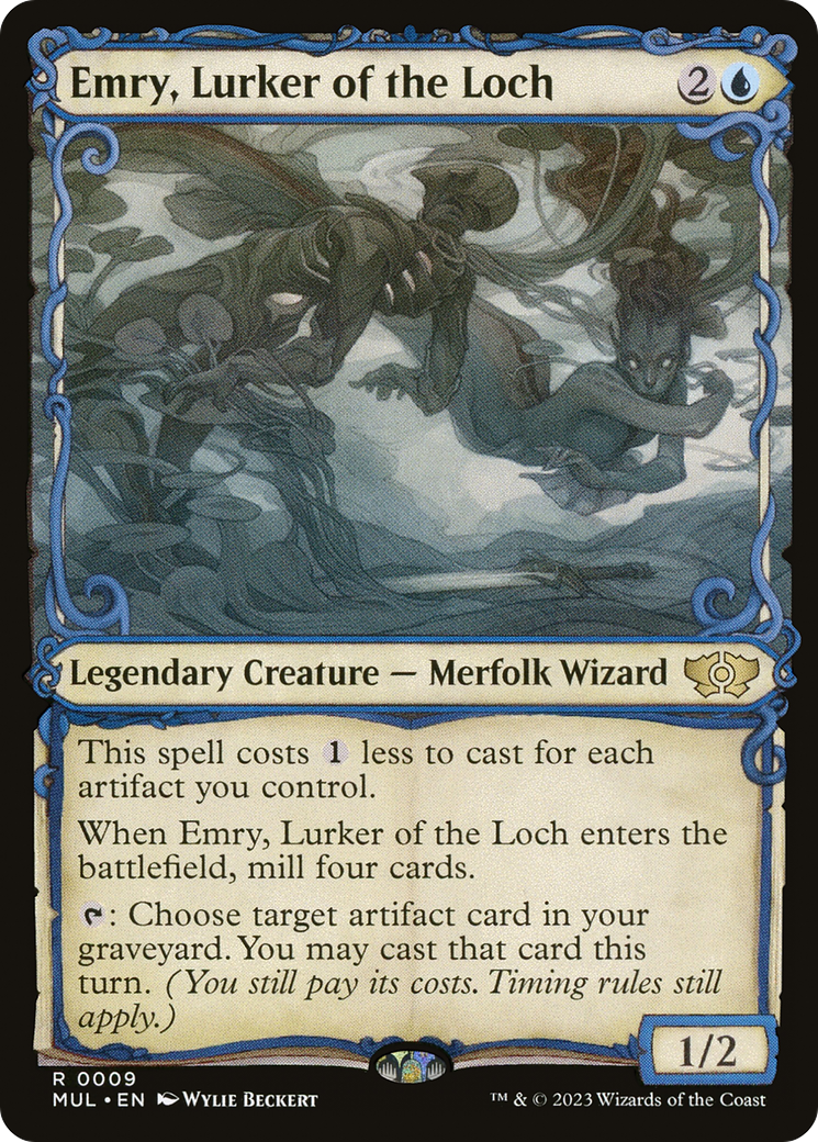 Emry, Lurker of the Loch (MUL-009) (Showcase) (Foil)