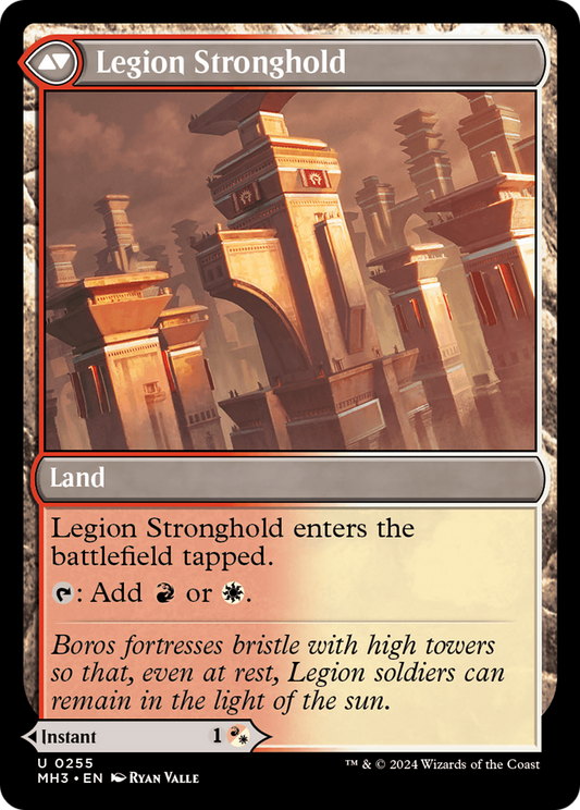 Legion Leadership // Legion Stronghold (MH3-255) (Foil)