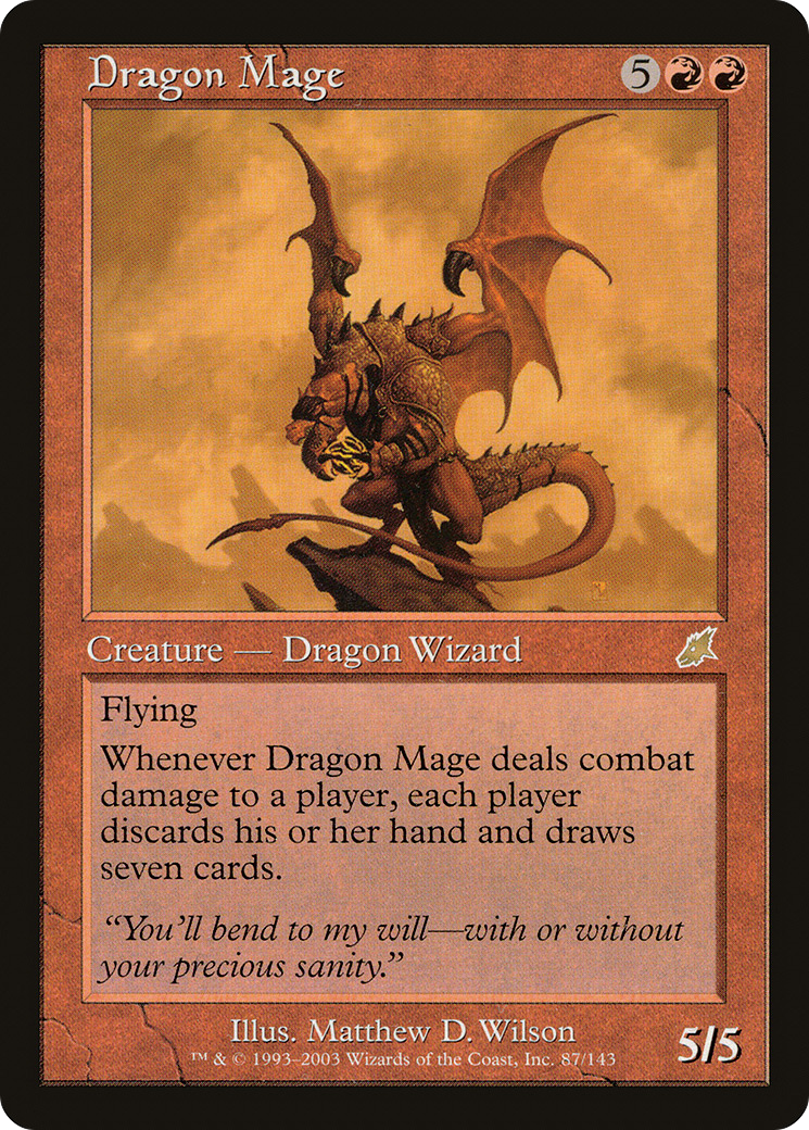 Dragon Mage (SCG-087) (Foil)