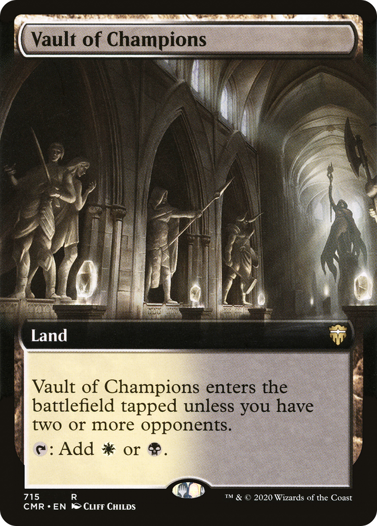 Vault of Champions (CMR-715) (Extended Art) (Foil)