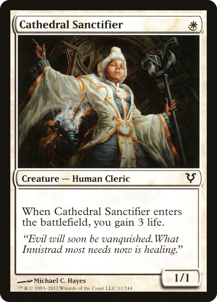 Cathedral Sanctifier (AVR-011) (Foil)
