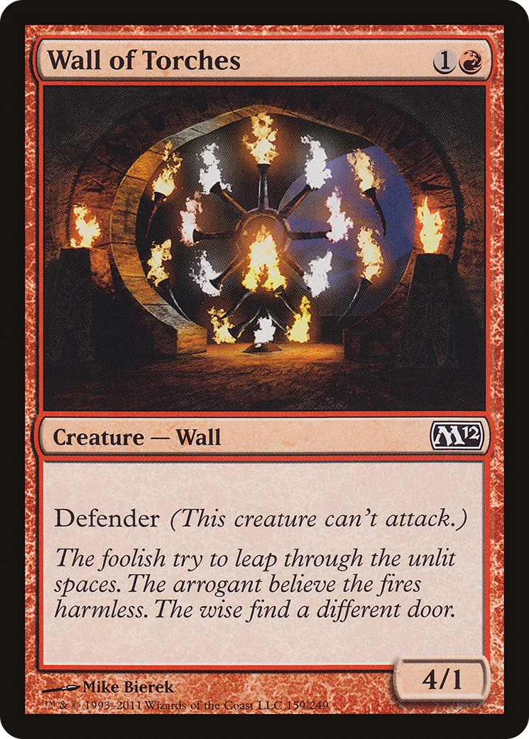 Wall of Torches (M12-159) (Foil)