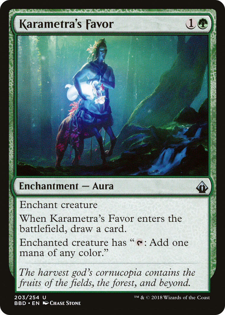 Karametra's Favor (BBD-203) (Foil)