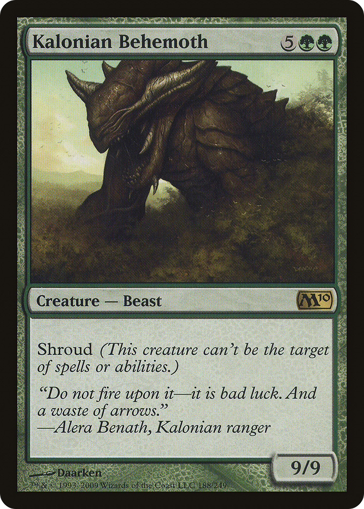 Kalonian Behemoth (M10-188) (Foil)