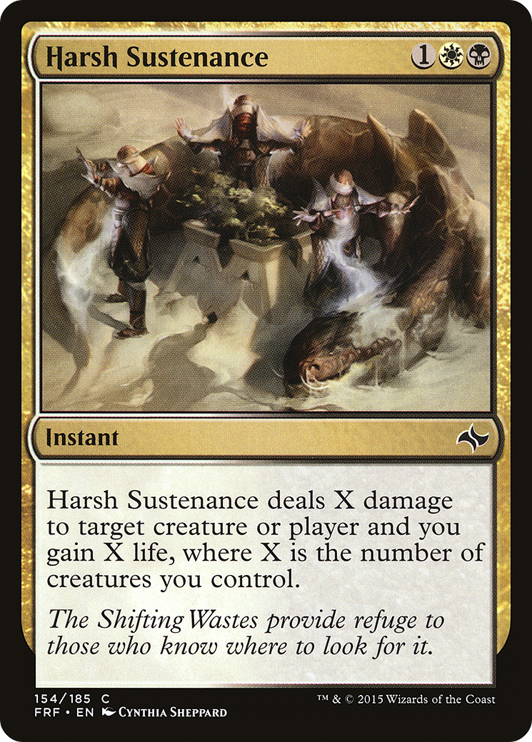 Harsh Sustenance (FRF-154) (Foil)