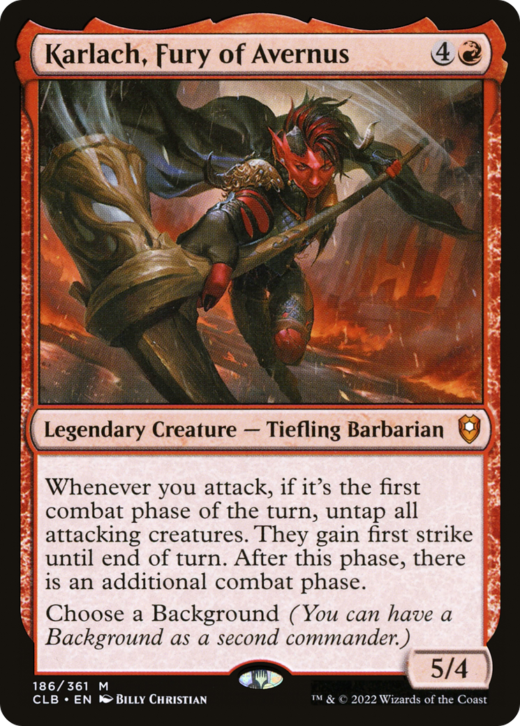 Karlach, Fury of Avernus (CLB-186) (Foil)