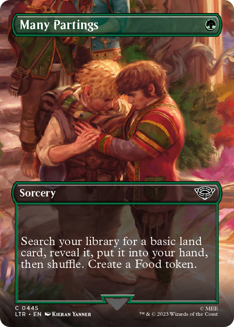 Many Partings (LTR-445) (Borderless)