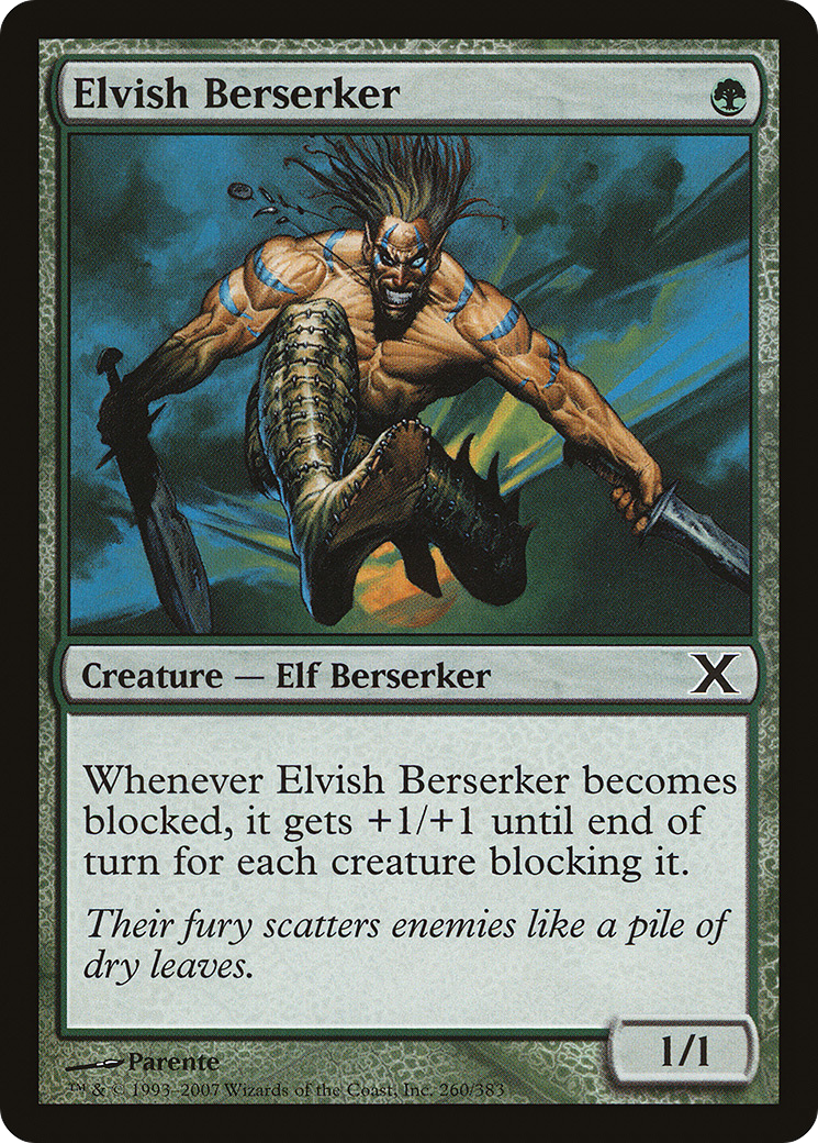 Elvish Berserker (10E-260) (Foil)
