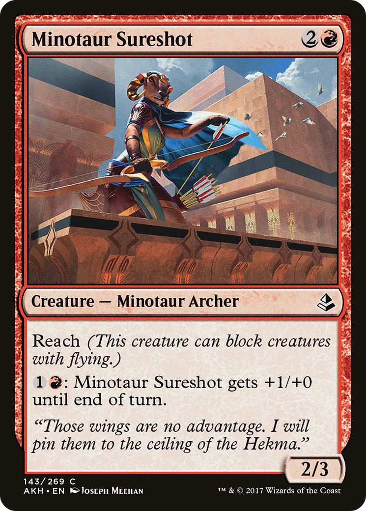 Minotaur Sureshot (AKH-143) (Foil)