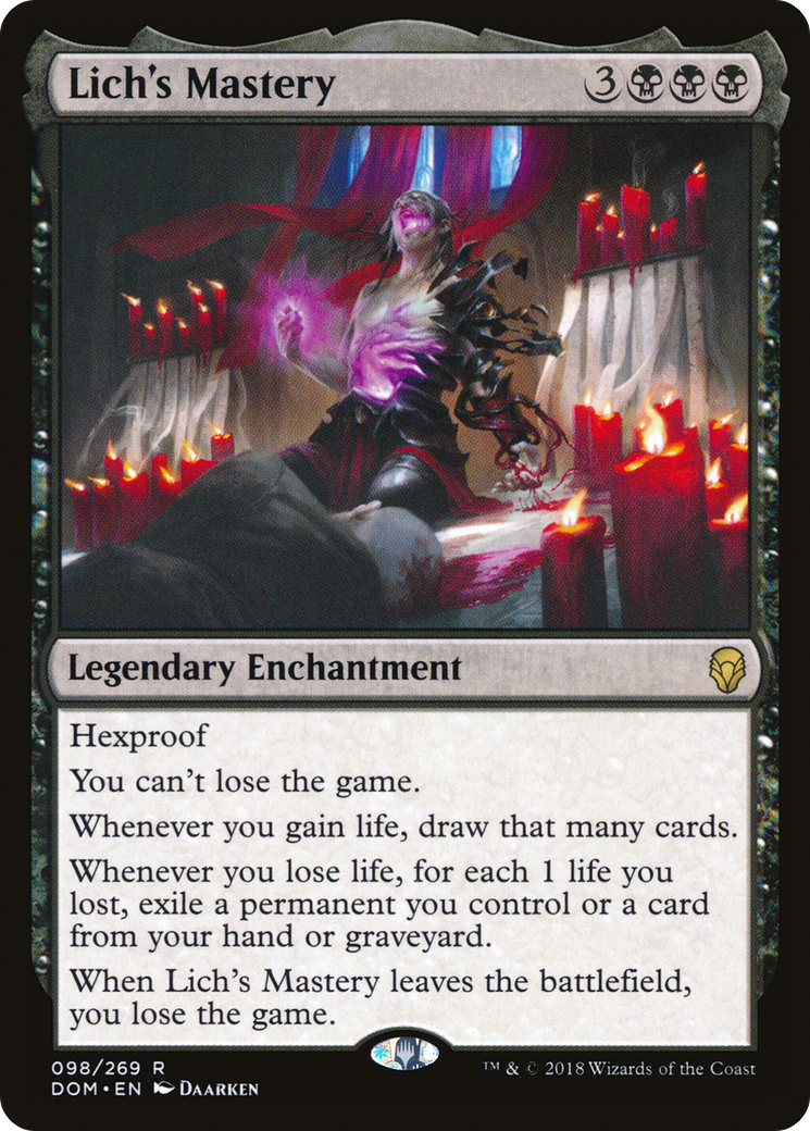 Lich's Mastery (DOM-098) (Foil)