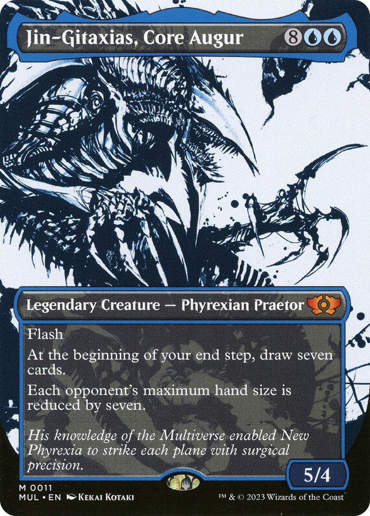 Jin-Gitaxias, Core Augur (MUL-011) (Showcase) (Borderless) (Foil)