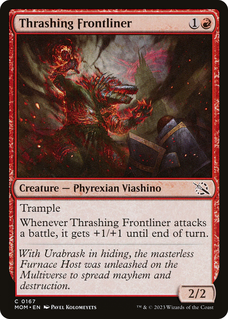 Thrashing Frontliner (MOM-167) (Foil)