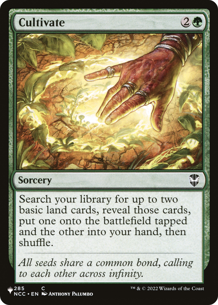Cultivate (LIST-NCC-285)