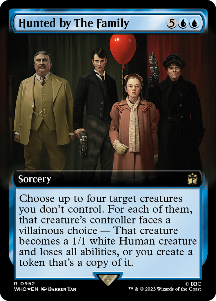 Hunted by The Family (WHO-952) (Extended Art) (Surge Foil)
