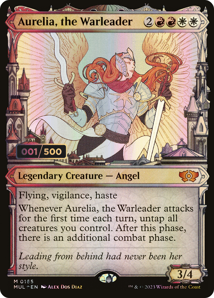 Aurelia, the Warleader (MUL-165Z) (Showcase) (Foil) (Serialized)
