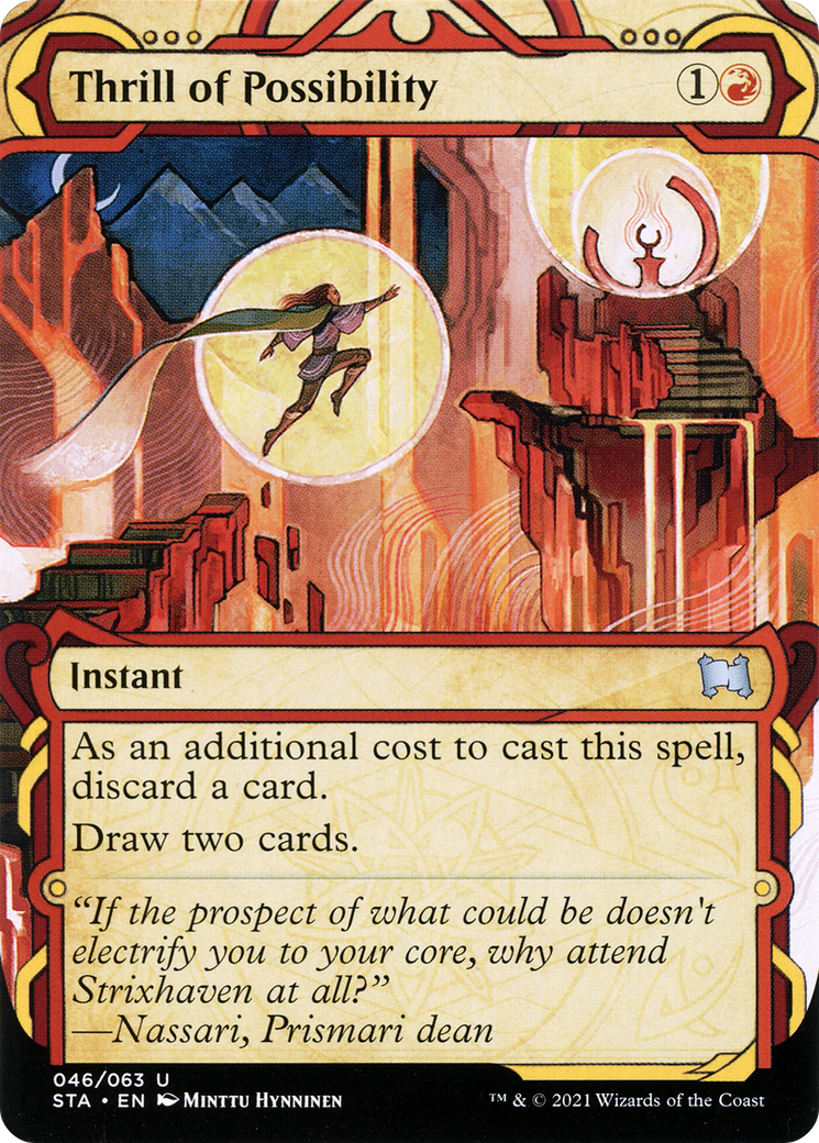 Thrill of Possibility (STA-046) (Showcase) (Borderless) (Foil)