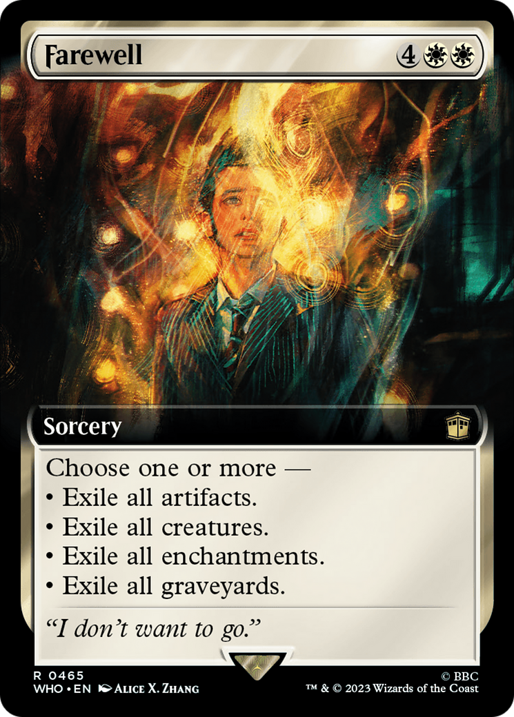 Farewell (WHO-465) (Extended Art) (Foil)