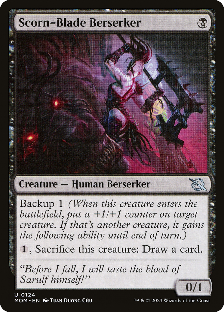 Scorn-Blade Berserker (MOM-124) (Foil)